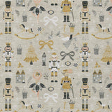 10' X 14' Beige Gold Black And Gray Nutcracker Washable Indoor Outdoor Area Rug - Homeroots - Flyclothing LLC