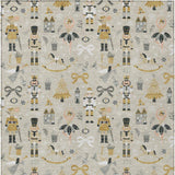 10' X 14' Beige Gold Black And Gray Nutcracker Washable Indoor Outdoor Area Rug - Homeroots - Flyclothing LLC
