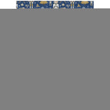 9' X 12' Navy Blue Gold Black And Gray Nutcracker Washable Indoor Outdoor Area Rug - Homeroots - Flyclothing LLC