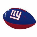 New York Giants Malik Nabers Players Junior Size Rubber Football - Logo Brands - Flyclothing LLC