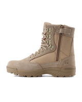 Kiwi Durable Sand Suede 6.5" Zipped Water Resistant Tactical Boots [62100] - Kiwi - Flyclothing LLC