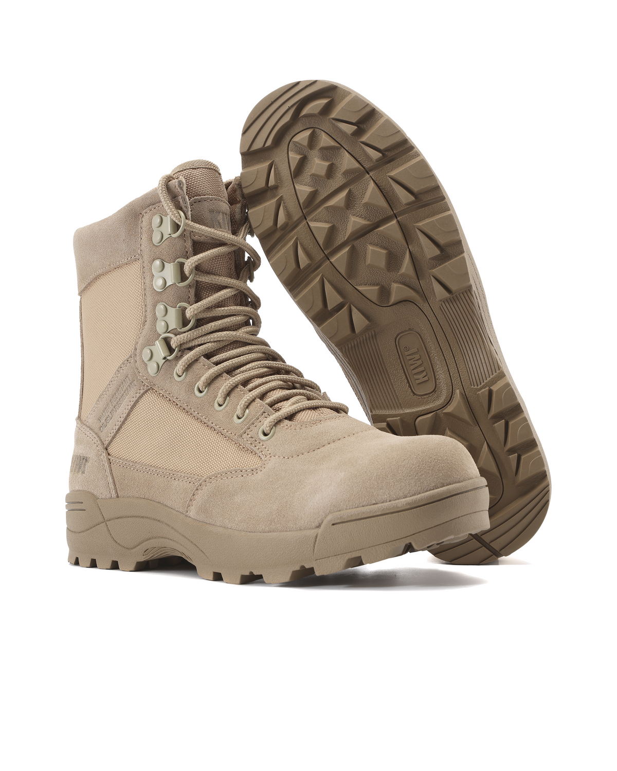 Kiwi Durable Sand Suede 6.5" Composite Toe Zipped Water Resistant Tactical Boots [68200] - Kiwi - Flyclothing LLC