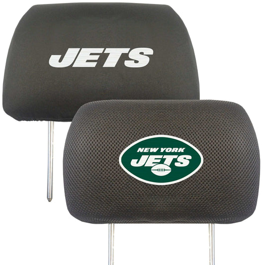 NFL - New York Jets Head Rest Cover - Logo Brands - Flyclothing LLC