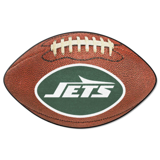 NFL - New York Jets Football Mat - Logo Brands - Flyclothing LLC