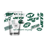 New York Jets 16oz Native Pint Glass
