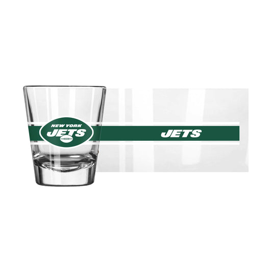 New York Jets 2oz Stripe Shot Glass - Logo Brands - Flyclothing LLC