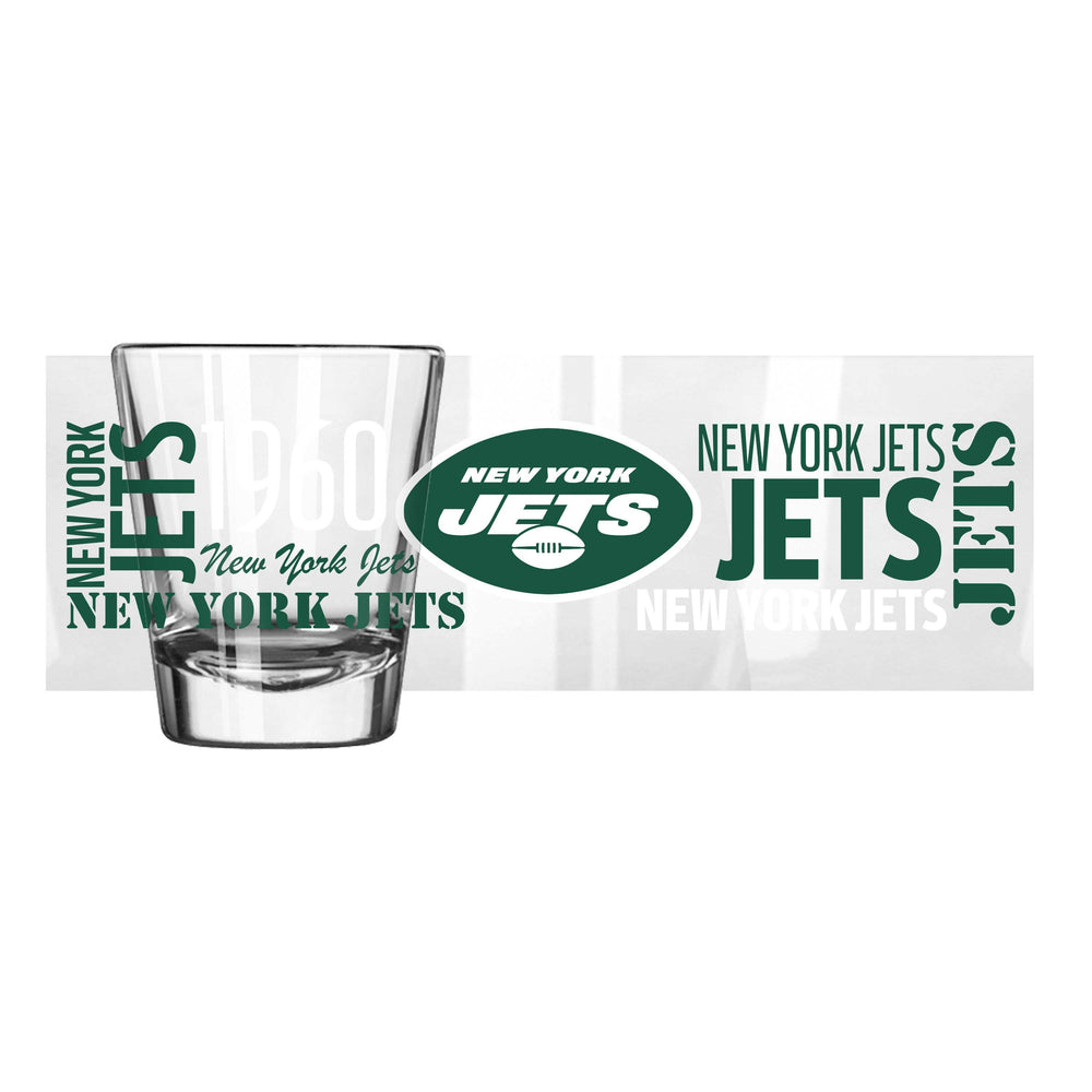 NY Jets 2oz Spirit Shot Glass - Logo Brands - Flyclothing LLC