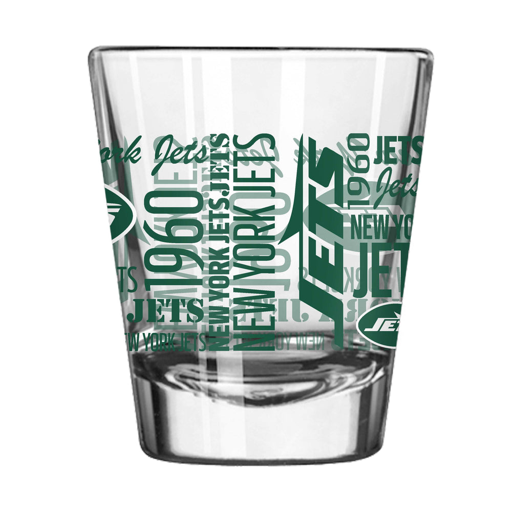 NY Jets 2oz Spirit Shot Glass - Logo Brands - Flyclothing LLC