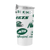 NY Jets 20oz Native Powder Coat Tumbler - Logo Brands - Flyclothing LLC