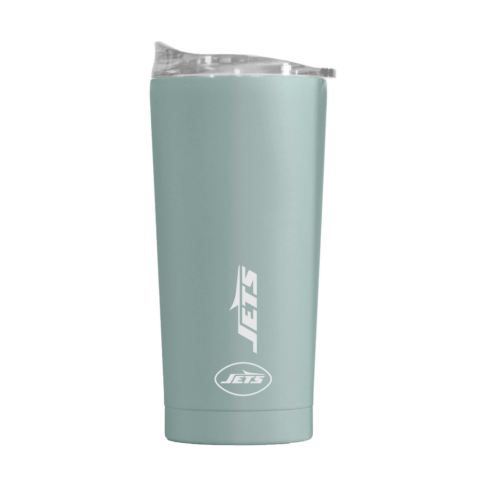NY Jets 20oz Vertical Powder Coat Tumbler - Logo Brands - Flyclothing LLC