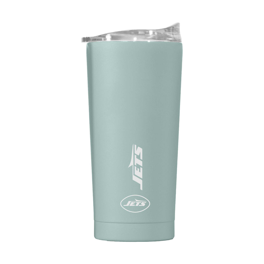 NY Jets 20oz Vertical Powder Coat Tumbler - Logo Brands - Flyclothing LLC
