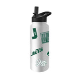 New York Jets White 34oz Dream Weave Quencher Bottle