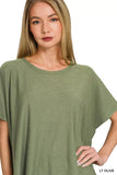Zenana Round Neck Short Sleeve T-Shirt - Trendsi - Flyclothing LLC
