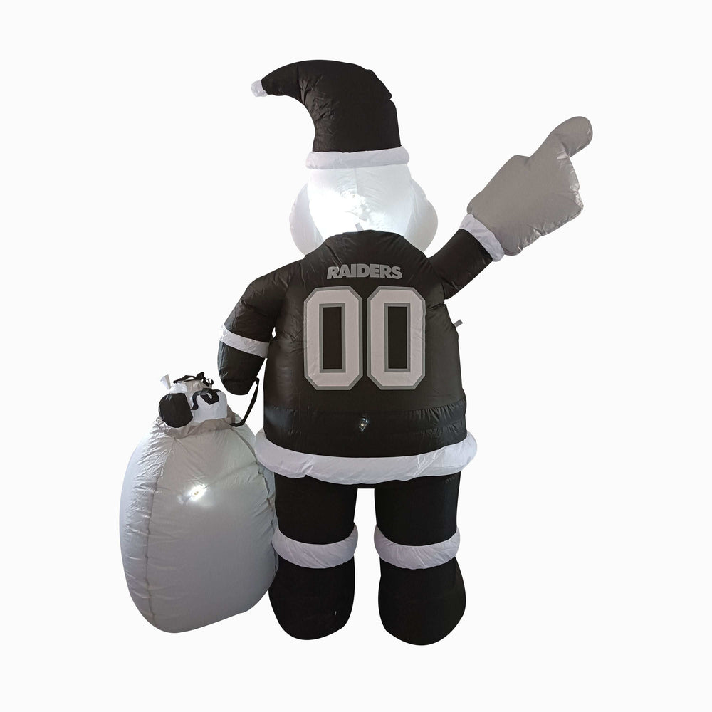 Las Vegas Raiders Santa Claus Yard Inflatable - Logo Brands - Flyclothing LLC
