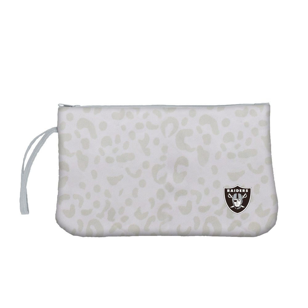 Las Vegas Raiders Leopard Print Wristlet