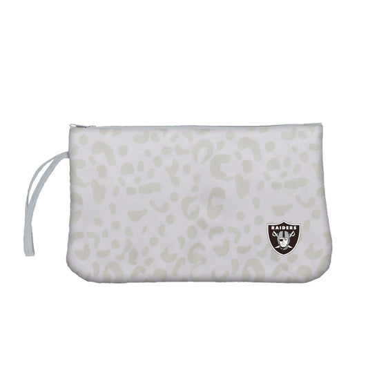 Las Vegas Raiders Leopard Print Wristlet - Logo Brands - Flyclothing LLC