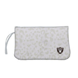 Las Vegas Raiders Leopard Print Wristlet