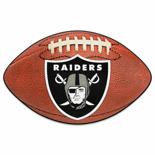 NFL - Las Vegas Raiders Football Mat - Logo Brands - Flyclothing LLC