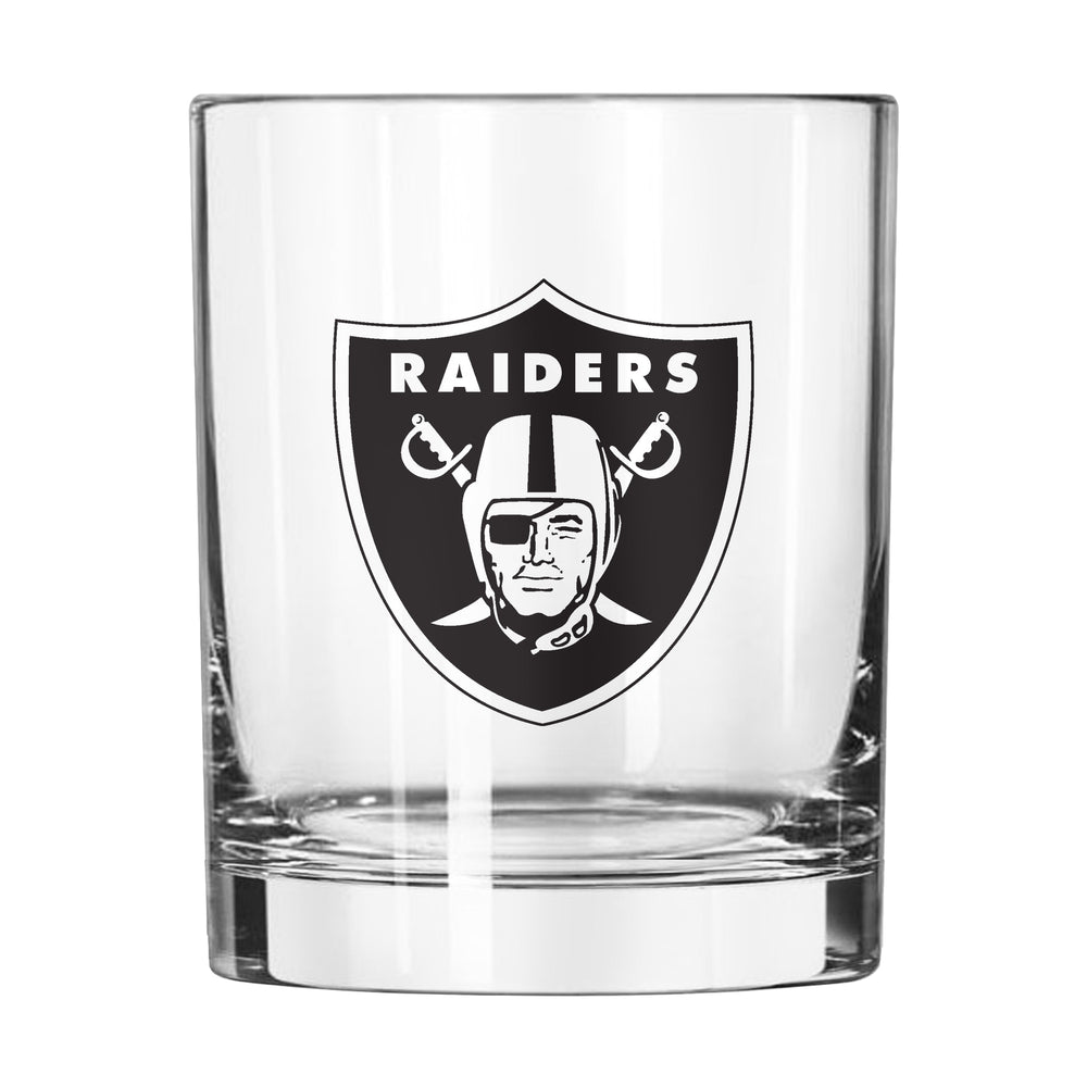 Las Vegas Raiders 14oz Gameday Rocks Glass