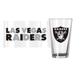 Las Vegas Raiders 16oz Overtime Pint Glass