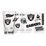 Las Vegas Raiders 16oz Native Pint Glass