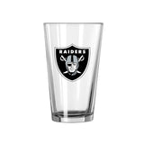 Las Vegas Raiders 16oz Logo Pint Glass