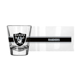 Las Vegas Raiders 2oz Stripe Shot Glass - Logo Brands - Flyclothing LLC