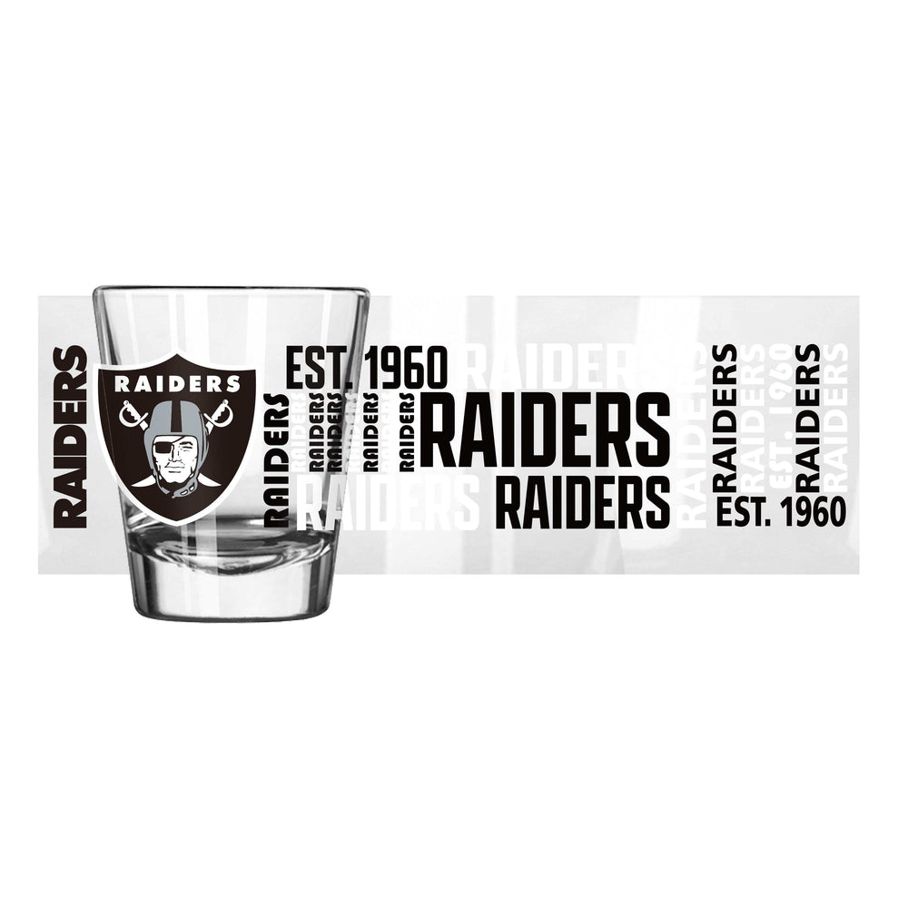 Las Vegas Raiders 2oz Spirit Shot Glass - Logo Brands - Flyclothing LLC