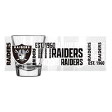 Las Vegas Raiders 2oz Spirit Shot Glass - Logo Brands - Flyclothing LLC