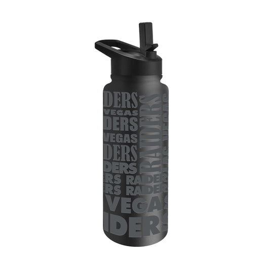 Las Vegas Raiders 34oz Replay Quencher Bottle - Logo Brands - Flyclothing LLC