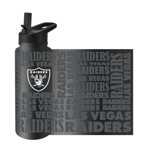Las Vegas Raiders 34oz Replay Quencher Bottle - Logo Brands - Flyclothing LLC