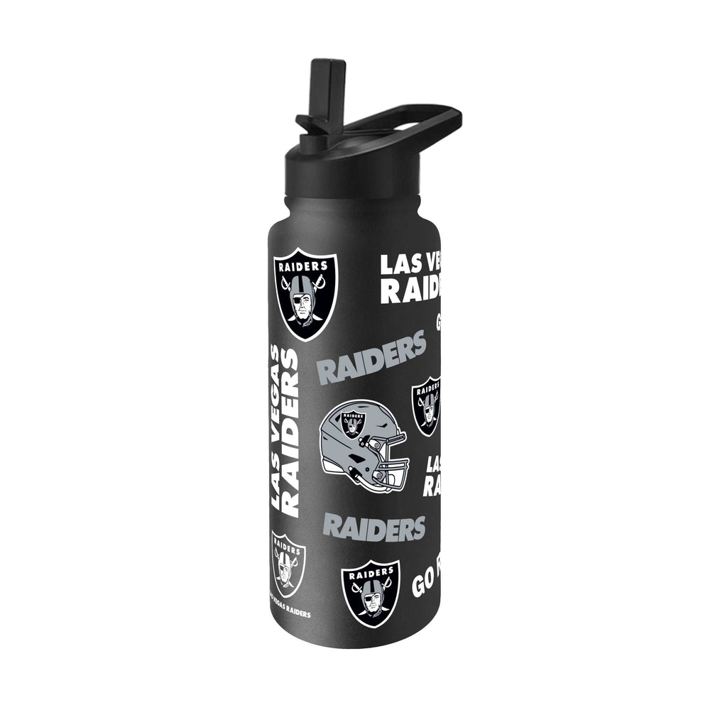 Las Vegas Raiders 34oz Native Quencher Bottle - Logo Brands - Flyclothing LLC