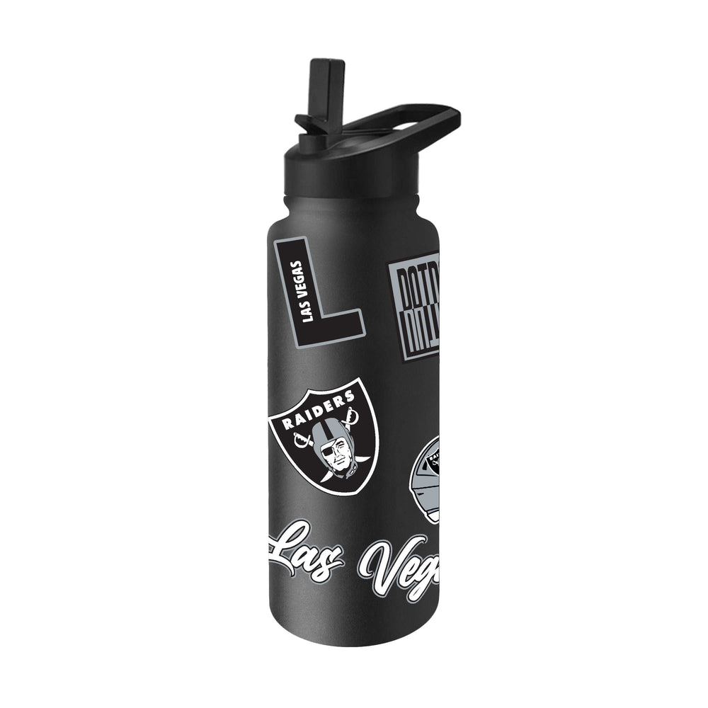 Las Vegas Raiders 34oz Dreamweave Quencher Bottle - Logo Brands - Flyclothing LLC