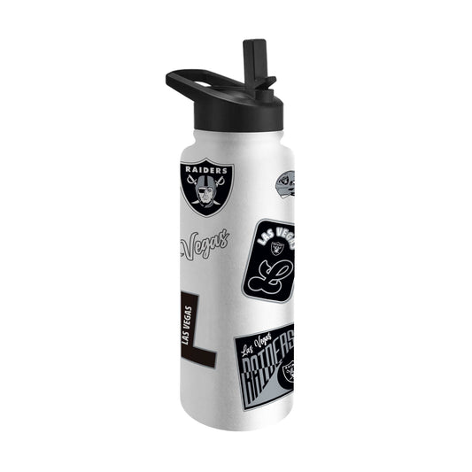 Las Vegas Raiders Dreamweave 34oz Quencher Bottle - Logo Brands - Flyclothing LLC
