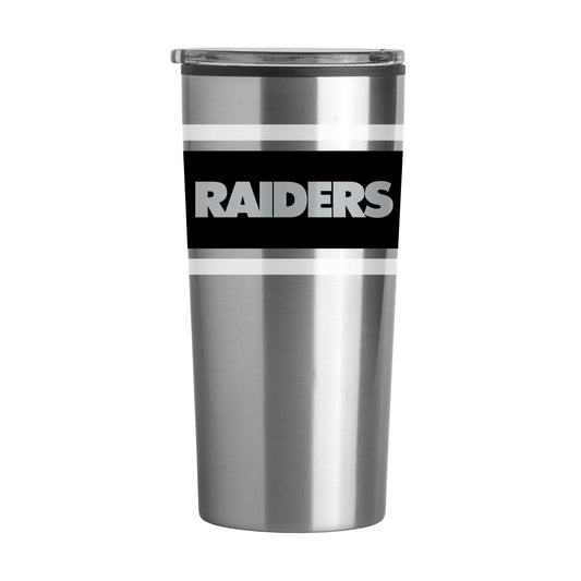 Las Vegas Raiders Stripe 20 oz Fusion Tumbler - Logo Brands - Flyclothing LLC