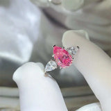 2 Carat 925 Sterling Silver Moissanite Ring - Trendsi - Flyclothing LLC