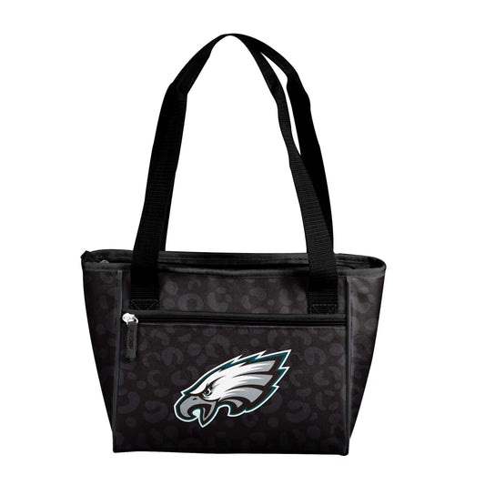 Philadelphia Eagles Leopard Print 16 Can Cooler Tote - Logo Brands - Flyclothing LLC