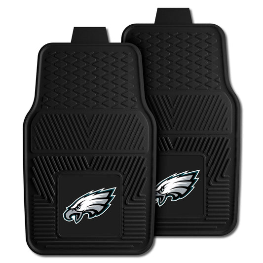 NFL - Philadelphia Eagles 2-pc Vinyl Car Mat Set - Logo Brands - Flyclothing LLC