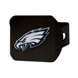 NFL - Philadelphia Eagles Chrome on Black Hitch Cover - Logo Brands - Flyclothing LLC