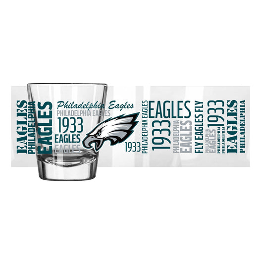 Philadelphia Eagles 2oz Spirit Shot Glass - Logo Brands - Flyclothing LLC