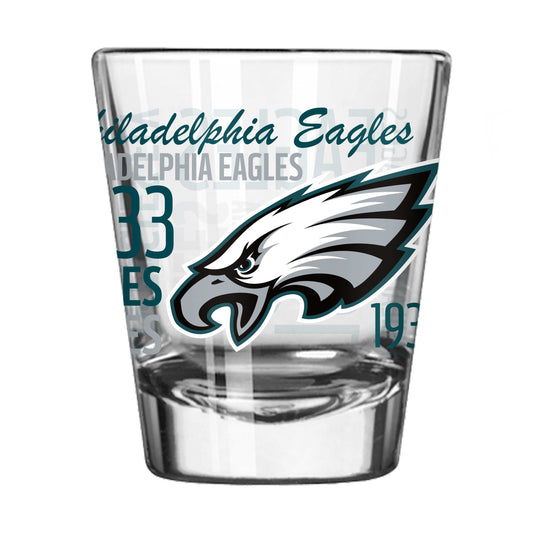 Philadelphia Eagles 2oz Spirit Shot Glass - Logo Brands - Flyclothing LLC