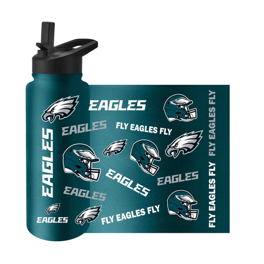 Philadelphia Eagles 34oz Native Quencher Bottle - Logo Brands - Flyclothing LLC