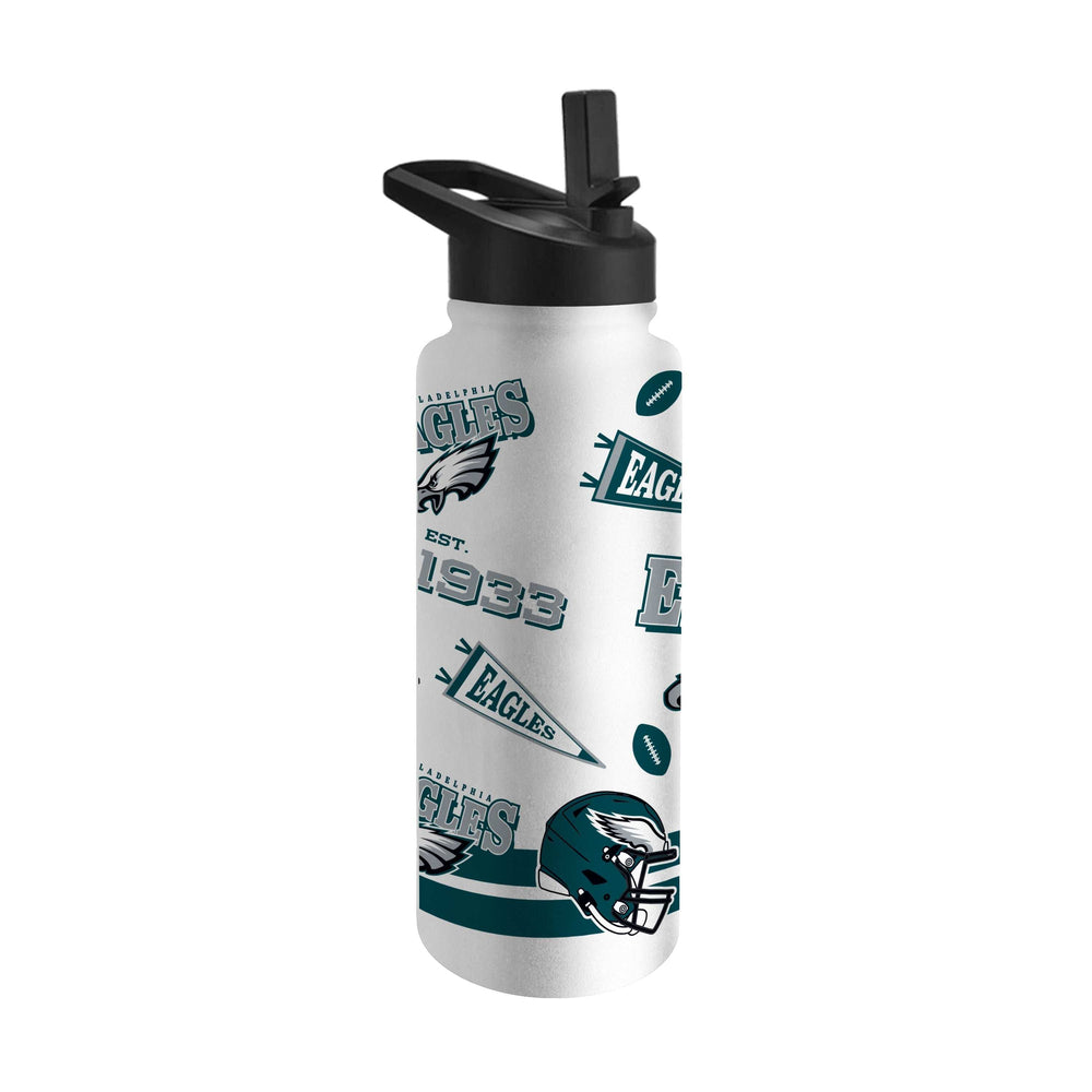 Philadelphia Eagles 34oz TJX Native Quencher Bottle - Logo Brands - Flyclothing LLC