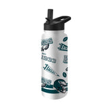 Philadelphia Eagles 34oz TJX Native Quencher Bottle - Logo Brands - Flyclothing LLC