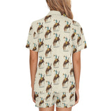 Baha Ranch Vintage Rodeo Cowboy Women's Western Pajama Set