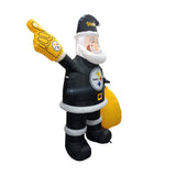 Pittsburgh Steelers Santa Claus Yard Inflatable