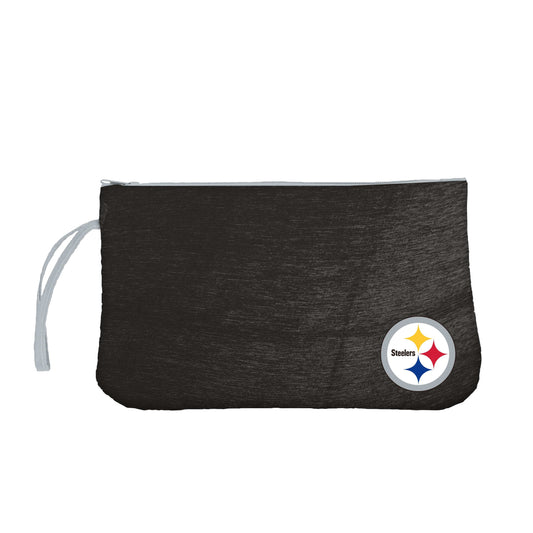 Pittsburgh Steelers Black Wristlet - Logo Brands - Flyclothing LLC