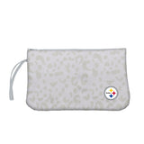 Pittsburgh Steelers Leopard Print Wristlet