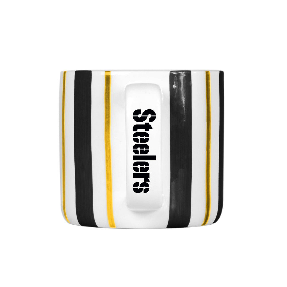 Pittsburgh Steelers 16oz Brushstroke Stripe Mug - Logo Brands - Flyclothing LLC