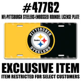 NFL - Pittsburgh Steelers Embossed Roundel License Plate